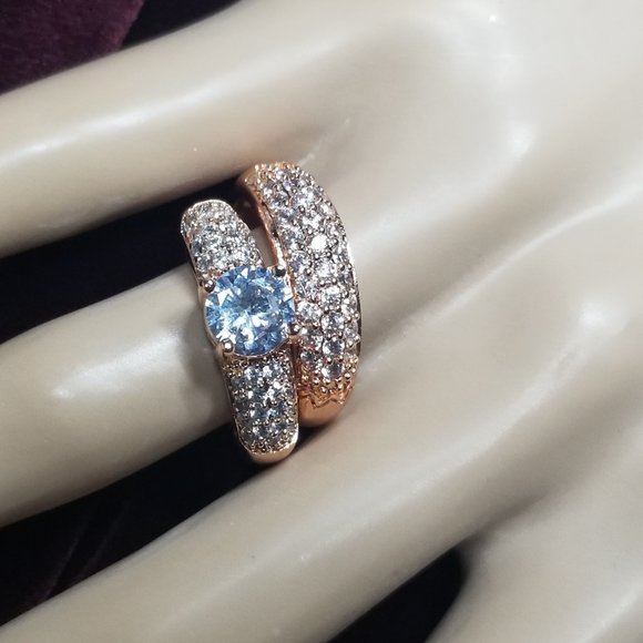 Janice Pave Wedding Band with AAA CZ Diamonds - Picture 15 of 16